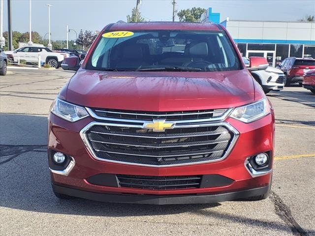 Used 2021 Chevrolet Traverse Premier with VIN 1GNEVKKW2MJ145777 for sale in Taylor, MI