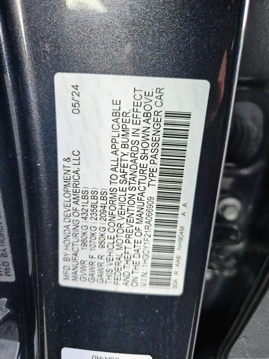 2024 Honda Accord Sedan Vehicle Photo in Clearwater, FL 33764