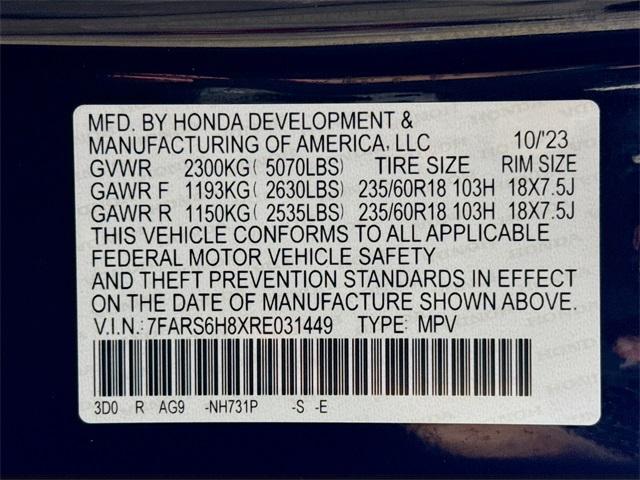2024 Honda CR-V Hybrid Vehicle Photo in Everett, WA 98204