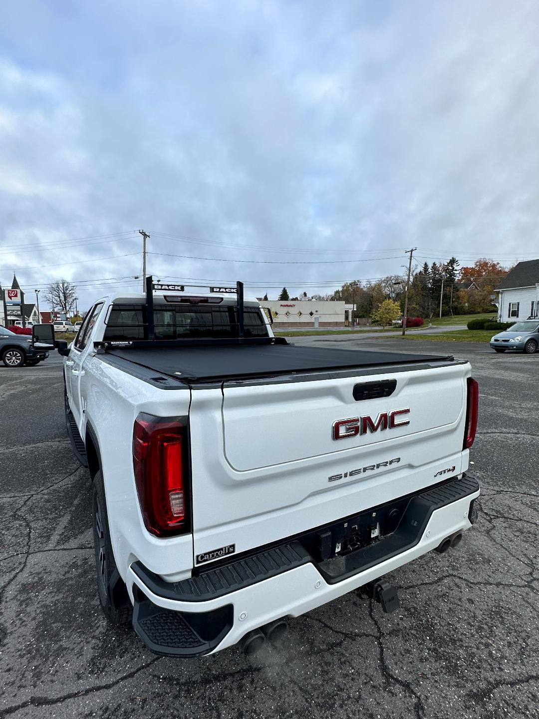 Used 2021 GMC Sierra 1500 AT4 with VIN 1GTP9EEL6MZ142701 for sale in Presque Isle, ME