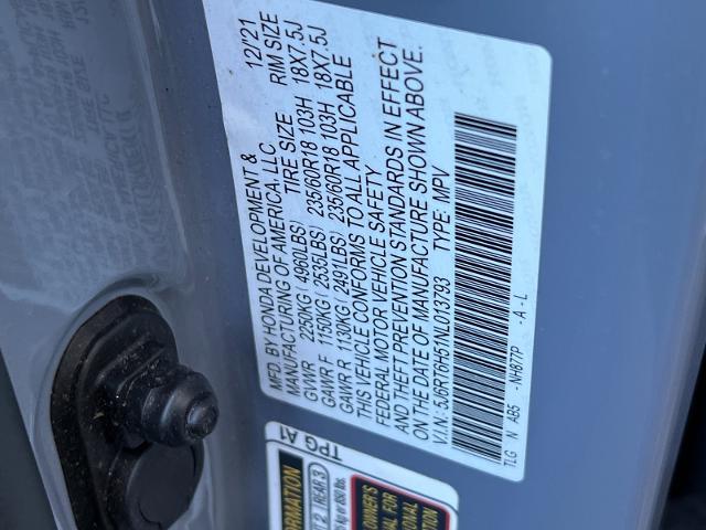 2022 Honda CR-V Hybrid Vehicle Photo in PITTSBURG, CA 94565-7121