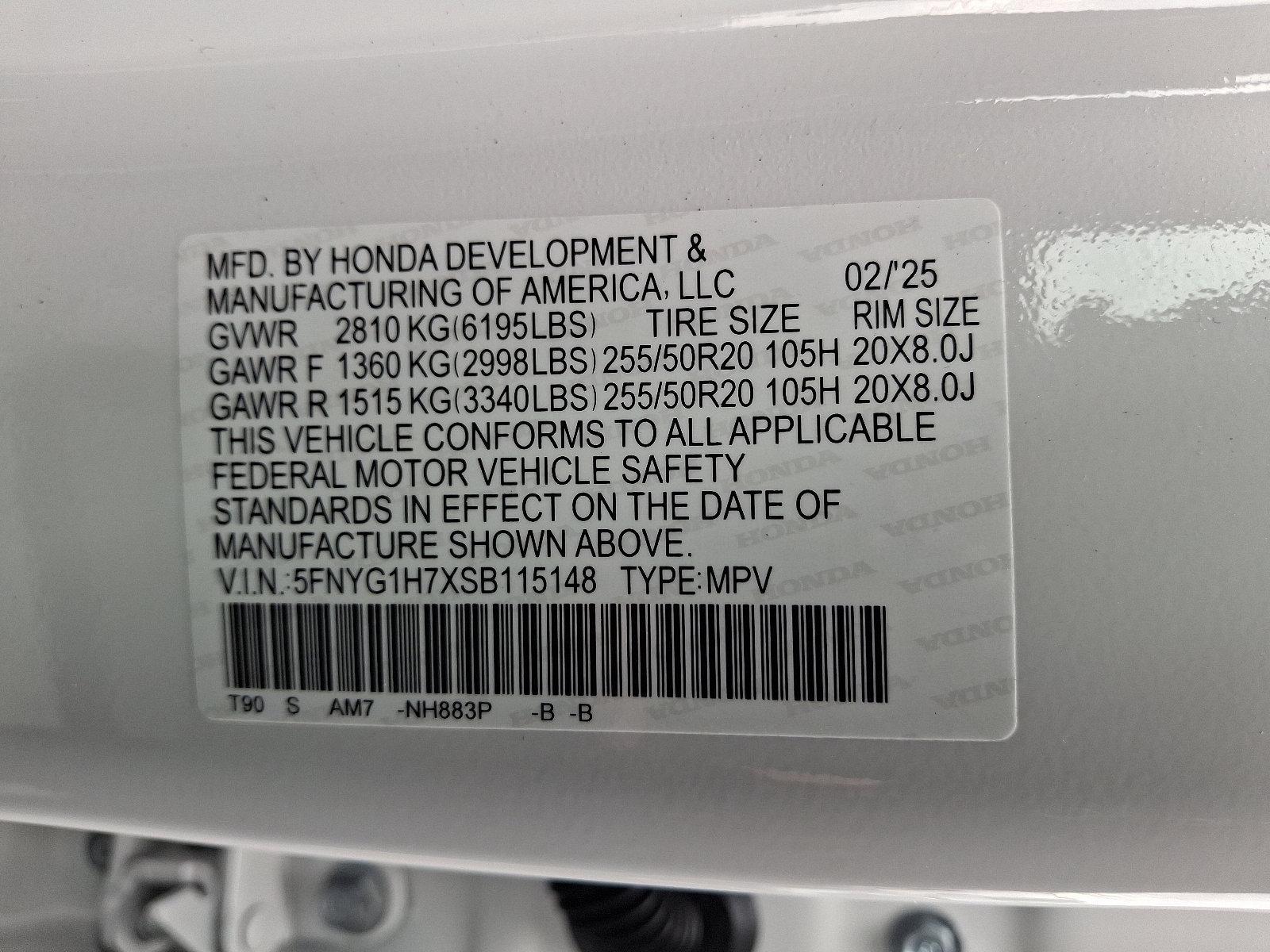 2025 Honda Pilot Vehicle Photo in Harrisburg, PA 17111