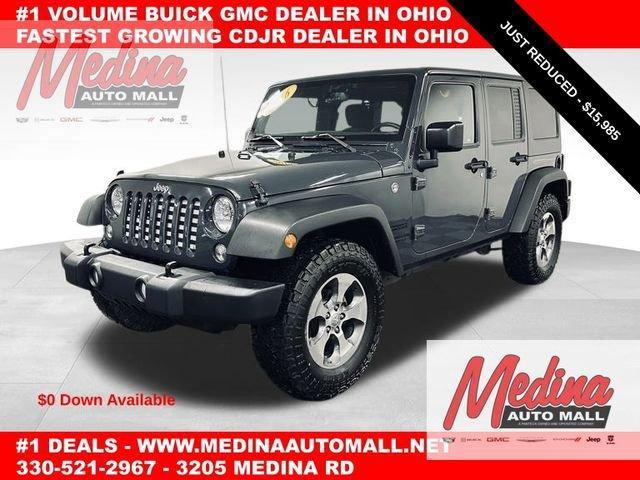 2016 Jeep Wrangler Unlimited Vehicle Photo in MEDINA, OH 44256-9631