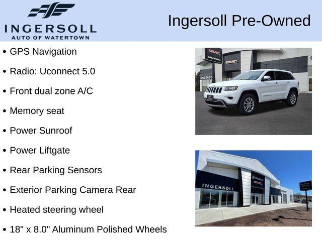 2015 Jeep Grand Cherokee Vehicle Photo in WATERTOWN, CT 06795-3318