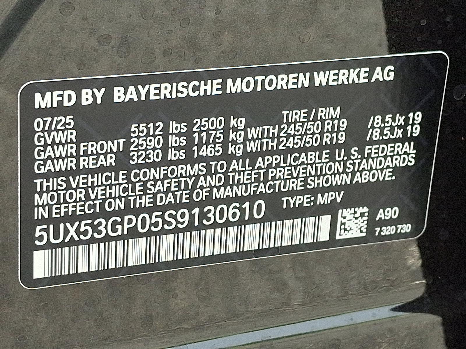 2025 BMW X3 30 xDrive Vehicle Photo in Lancaster, PA 17601