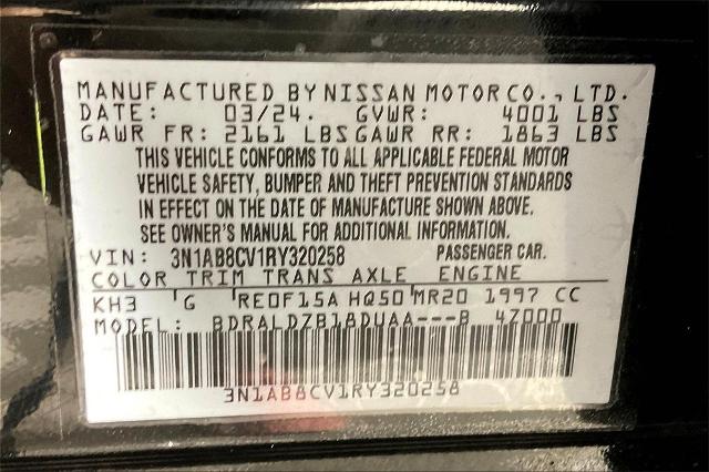 2024 Nissan Sentra Vehicle Photo in Tulsa, OK 74129