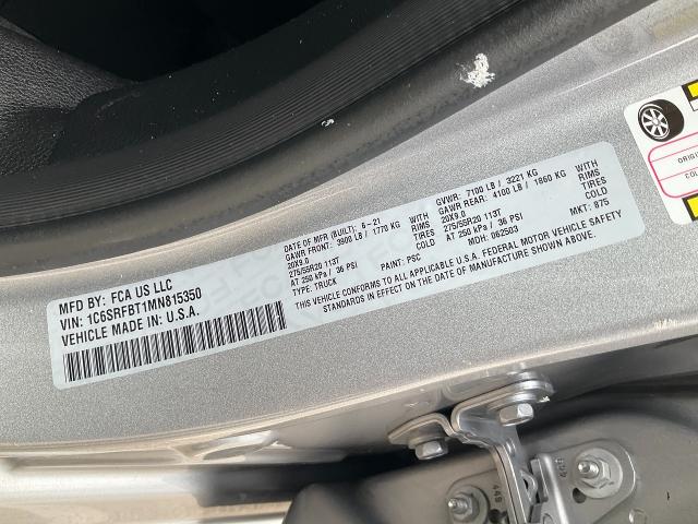 2021 Ram 1500 Vehicle Photo in Kaukauna, WI 54130