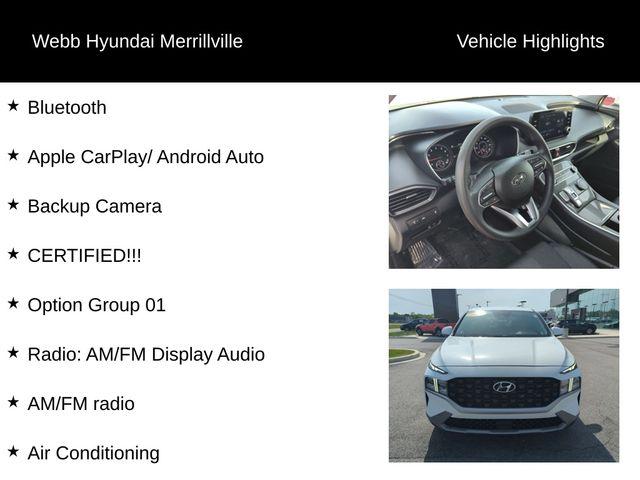 2022 Hyundai SANTA FE Vehicle Photo in Merrillville, IN 46410