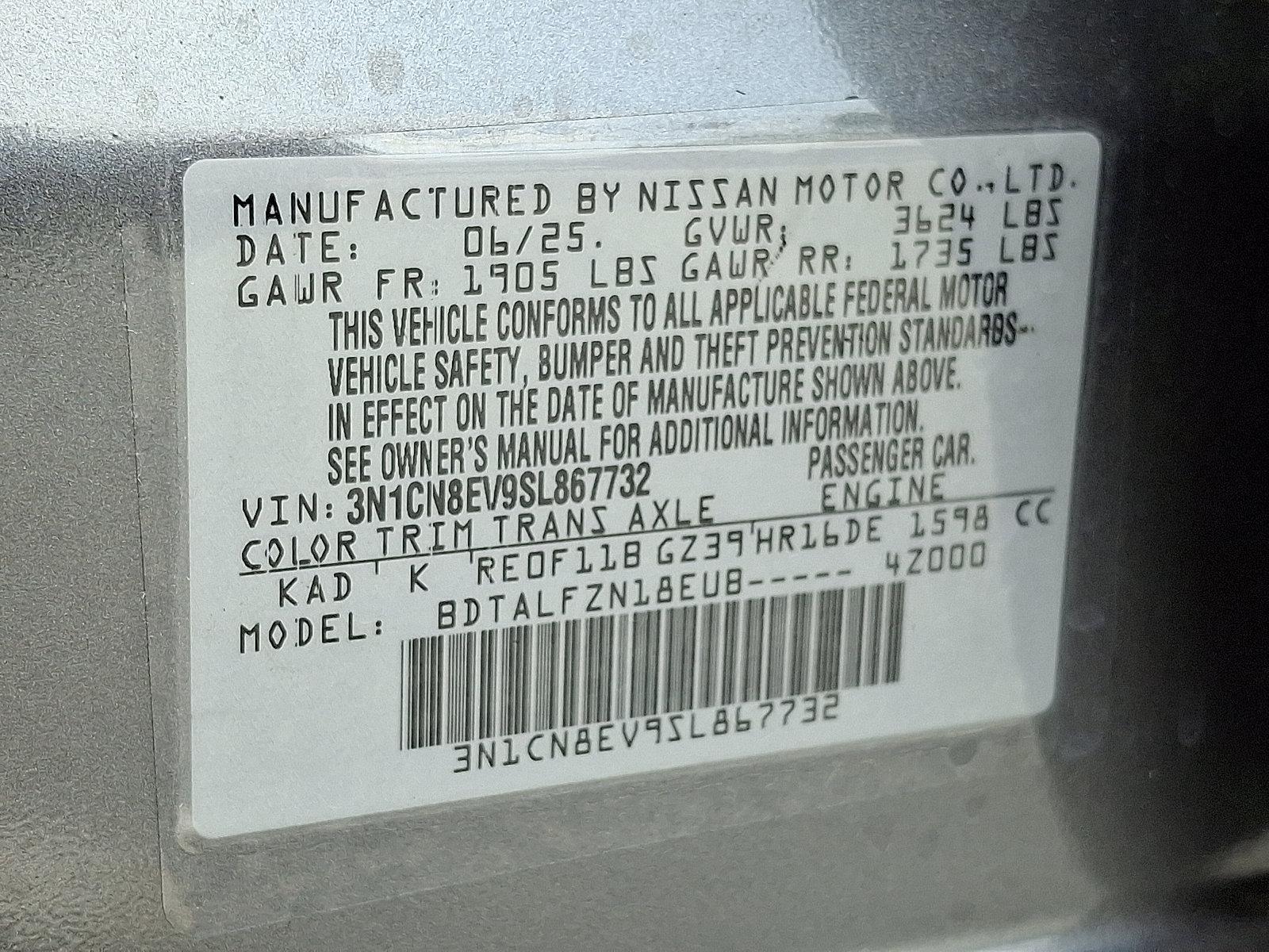 2025 Nissan Versa Vehicle Photo in Mechanicsburg, PA 17050-2306