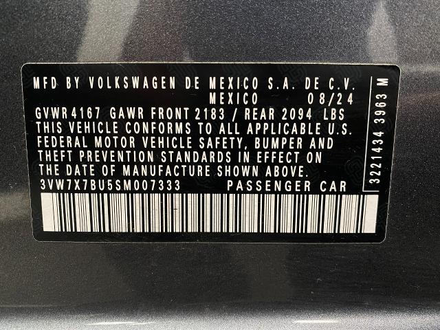 2025 Volkswagen Jetta Vehicle Photo in Appleton, WI 54913