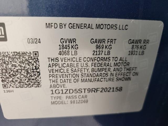 2024 Chevrolet Malibu Vehicle Photo in MANITOWOC, WI 54220-5838