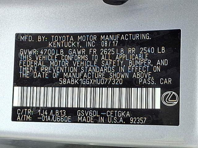 2017 Lexus ES 350 Vehicle Photo in PAWLING, NY 12564-3219