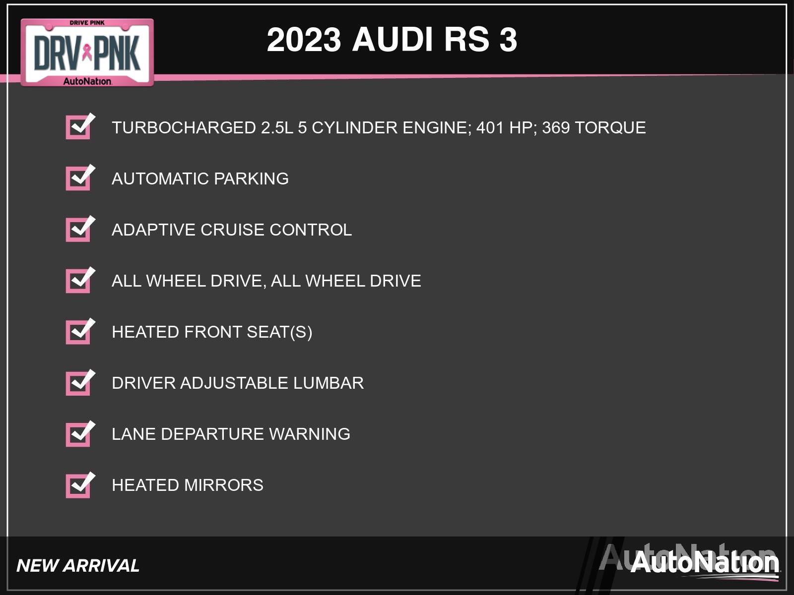 2023 Audi RS 3 Vehicle Photo in Orlando, FL 32811