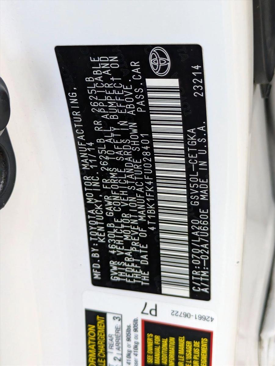 2015 Toyota Camry Vehicle Photo in Sanford, FL 32771