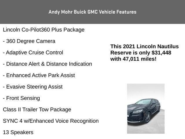 2021 Lincoln Nautilus Vehicle Photo in Fishers, IN 46038