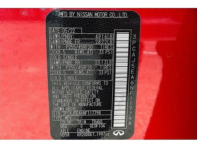2022 INFINITI QX50 Vehicle Photo in San Antonio, TX 78230