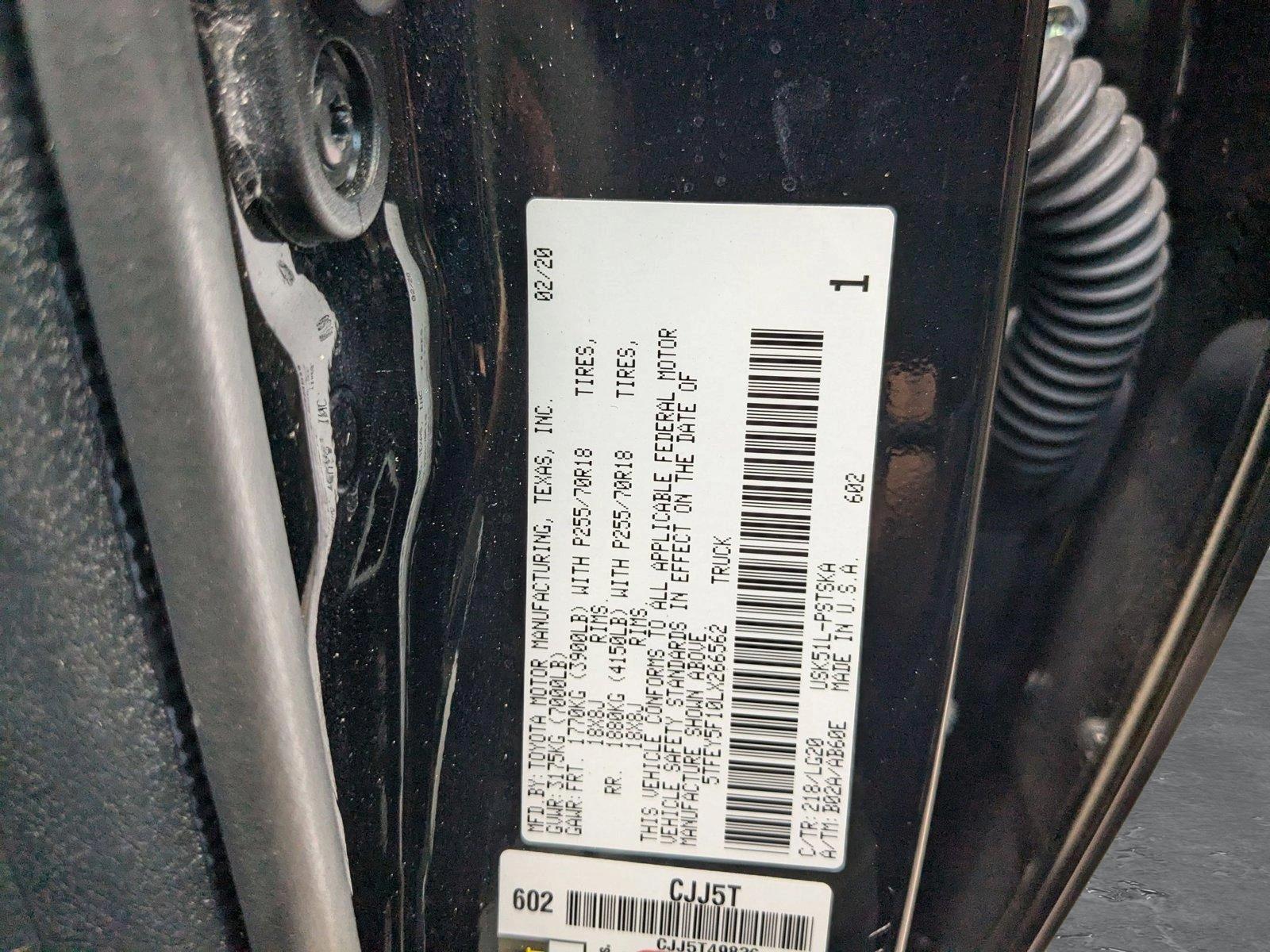 2020 Toyota Tundra 2WD Vehicle Photo in Jacksonville, FL 32244