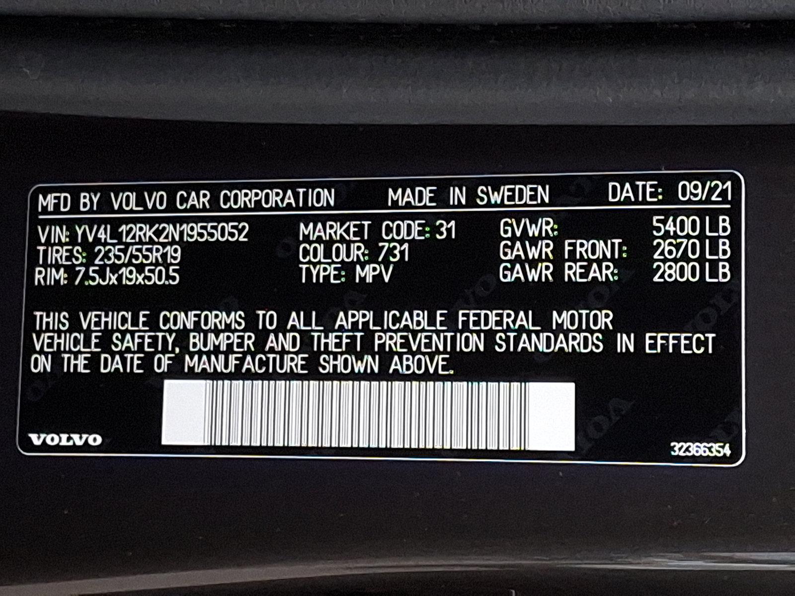 2022 Volvo XC60 Vehicle Photo in Trevose, PA 19053