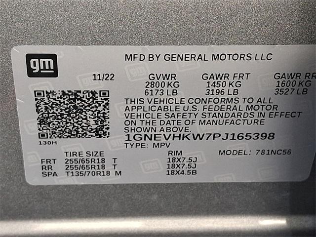 2023 Chevrolet Traverse Vehicle Photo in BERLIN, MD 21811-1121