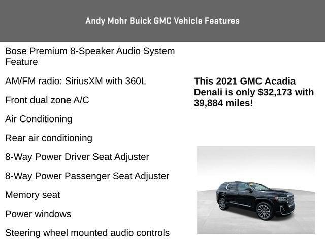 2021 GMC Acadia Vehicle Photo in Fishers, IN 46038