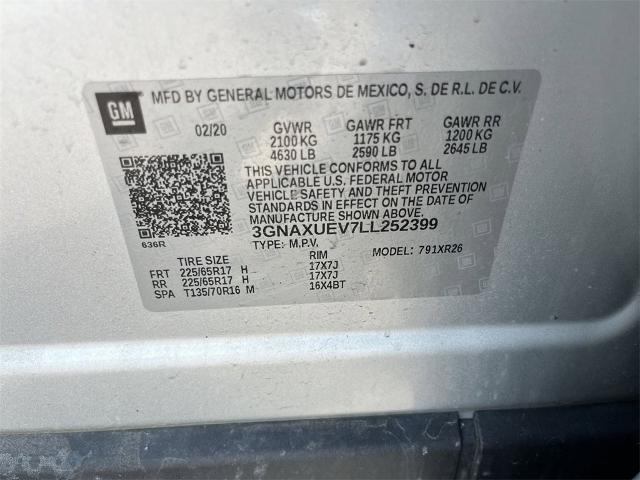 2020 Chevrolet Equinox Vehicle Photo in TULLY, NY 13159-3159