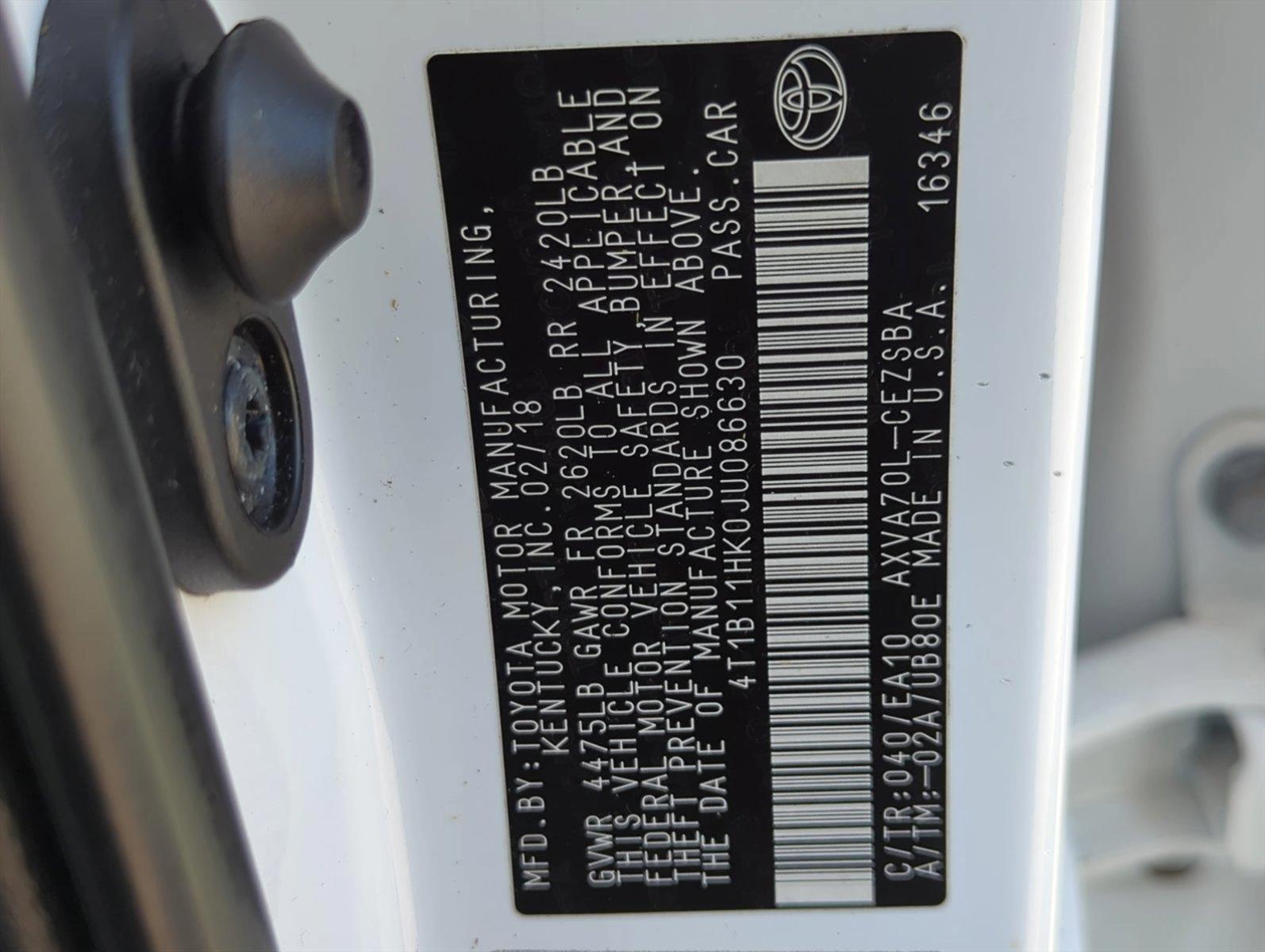 2018 Toyota Camry Vehicle Photo in Ft. Myers, FL 33907