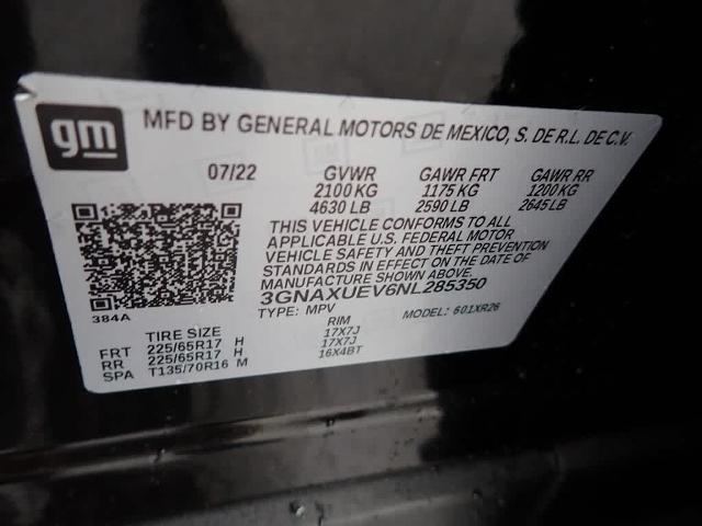 2022 Chevrolet Equinox Vehicle Photo in ZELIENOPLE, PA 16063-2910