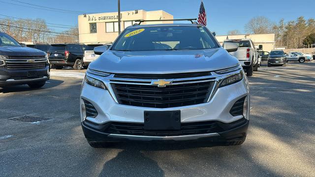 Certified 2022 Chevrolet Equinox LT with VIN 3GNAXUEV2NL157171 for sale in Darien, CT