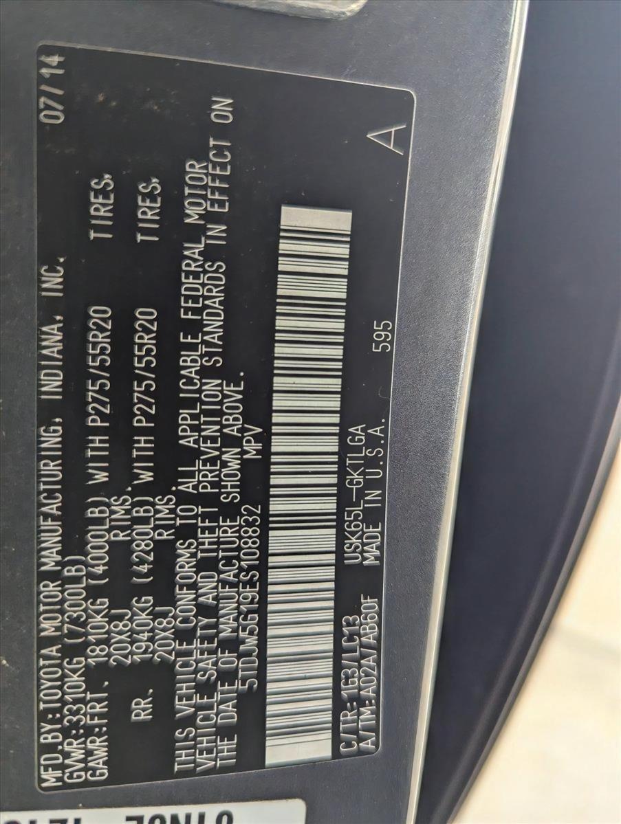 2014 Toyota Sequoia Vehicle Photo in CORPUS CHRISTI, TX 78412-4902