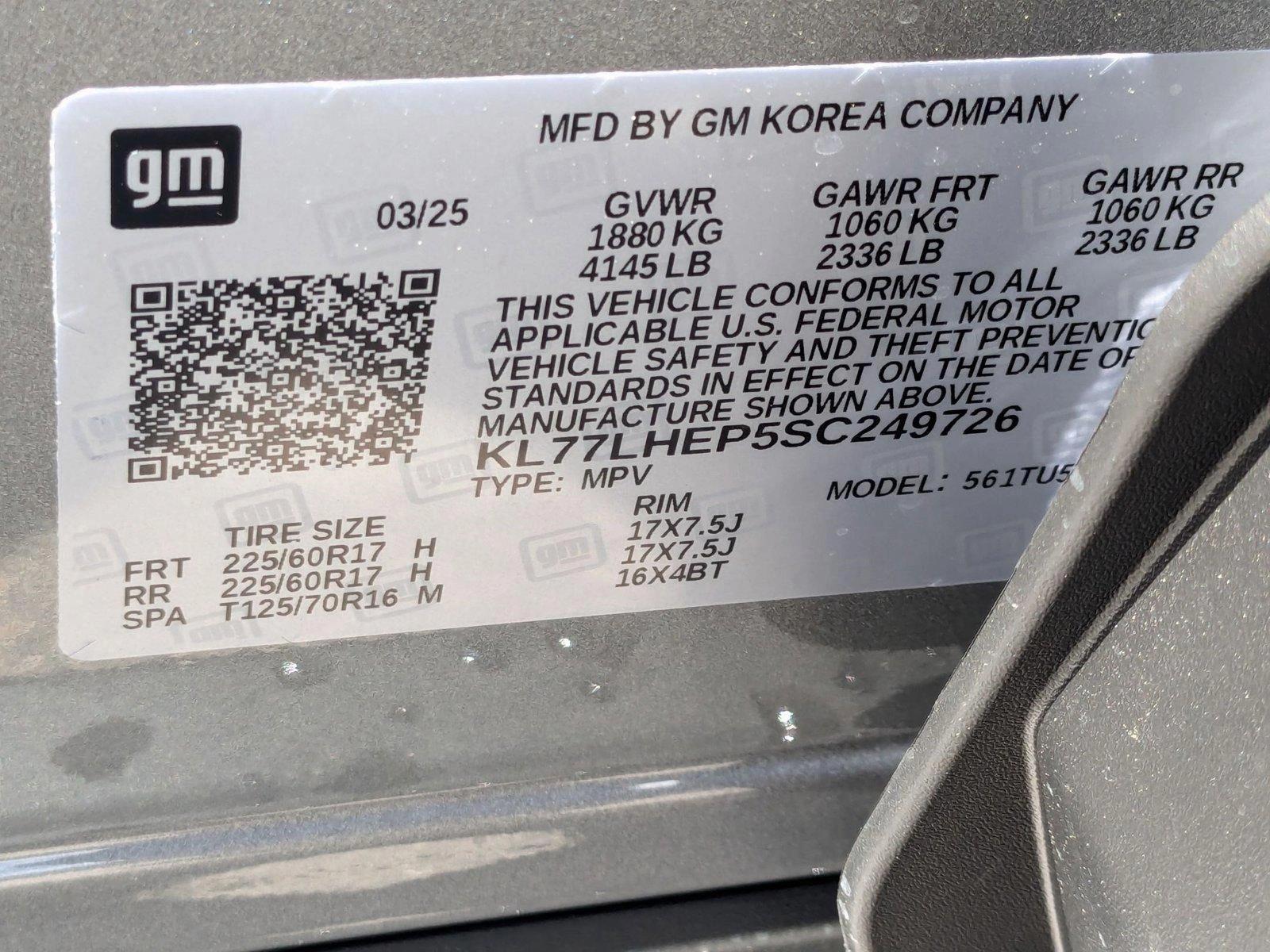 2025 Chevrolet Trax Vehicle Photo in MIAMI, FL 33134-2699