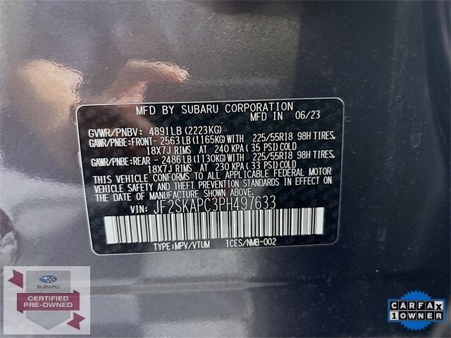 2023 Subaru Forester Vehicle Photo in Puyallup, WA 98371