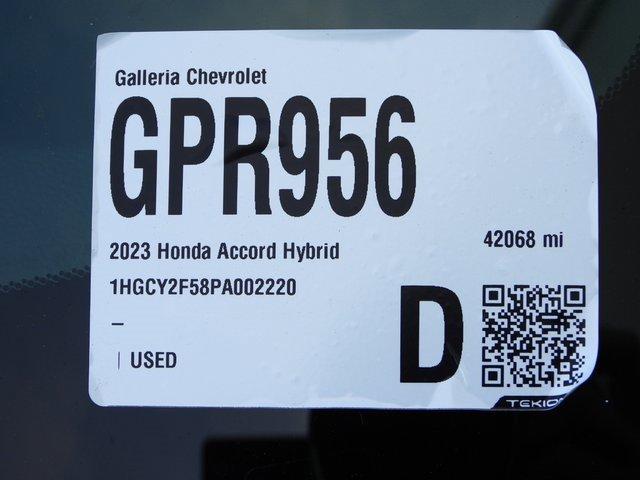 2023 Honda Accord Hybrid Vehicle Photo in DALLAS, TX 75244-5909