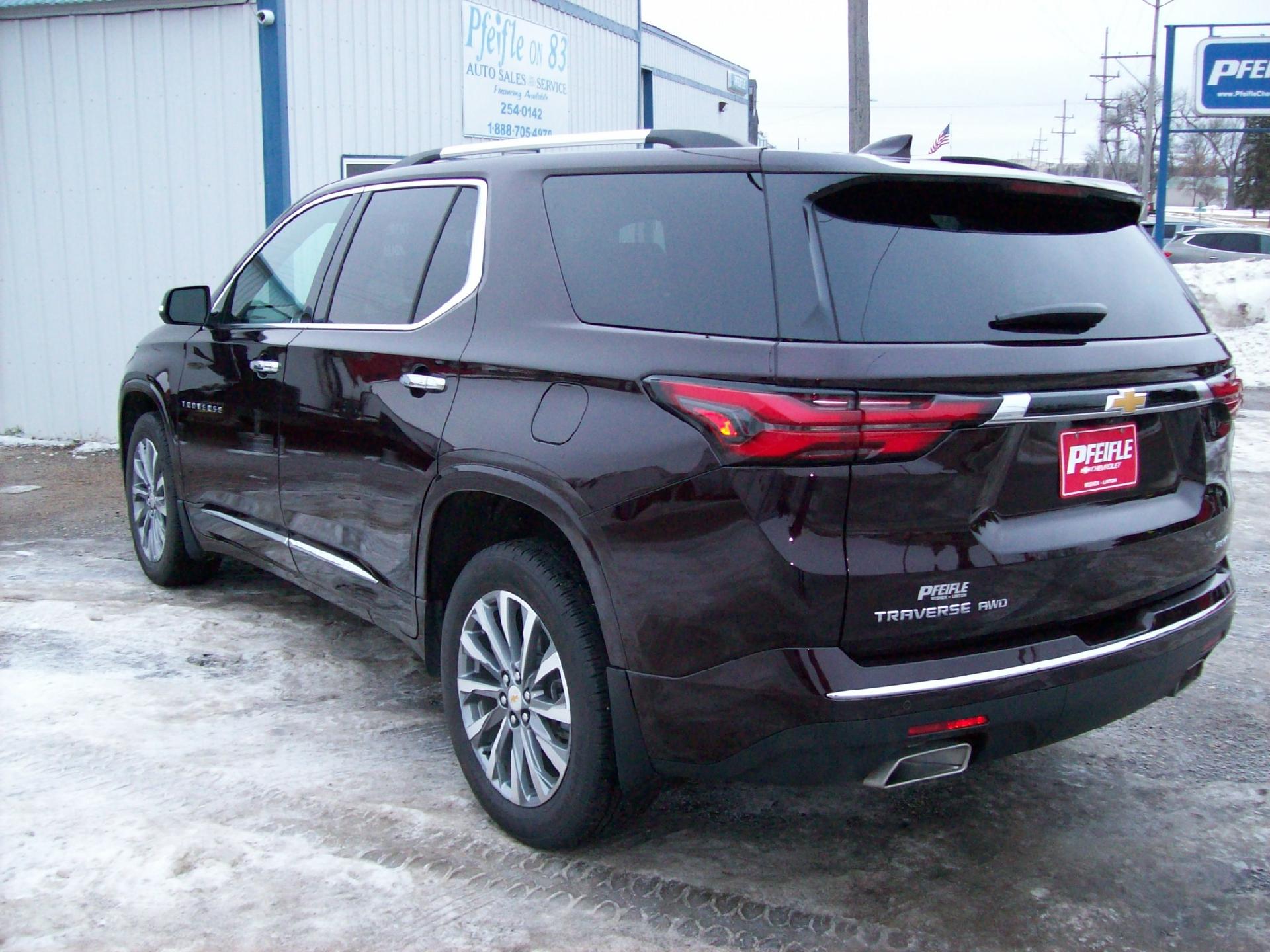 Used 2023 Chevrolet Traverse Premier with VIN 1GNEVKKW6PJ295914 for sale in Wishek, ND