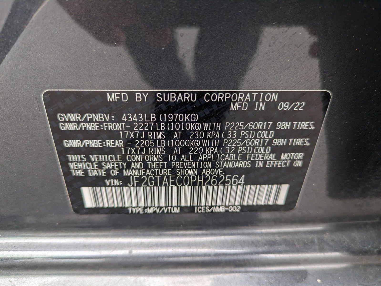 2023 Subaru Crosstrek Vehicle Photo in Sanford, FL 32771