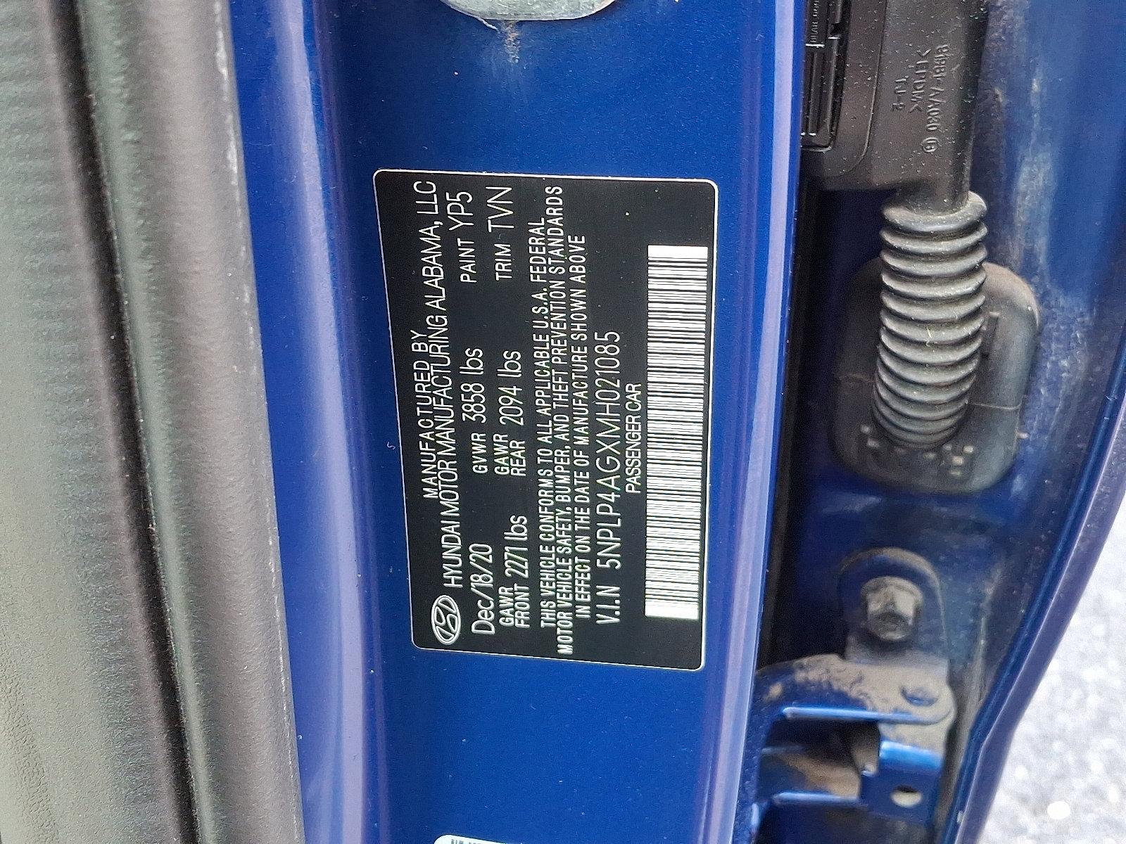 2021 Hyundai ELANTRA Vehicle Photo in Harrisburg, PA 17111