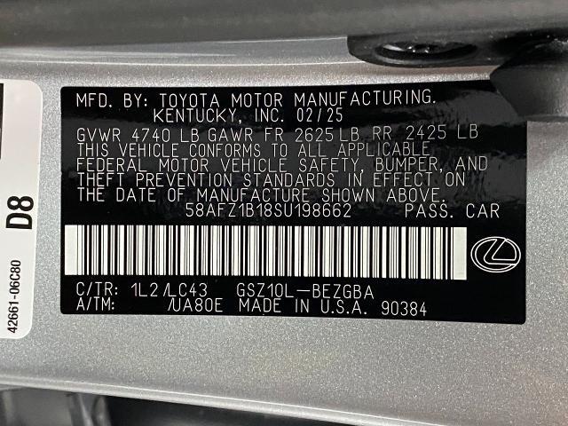 2025 Lexus ES 350 Vehicle Photo in Appleton, WI 54913