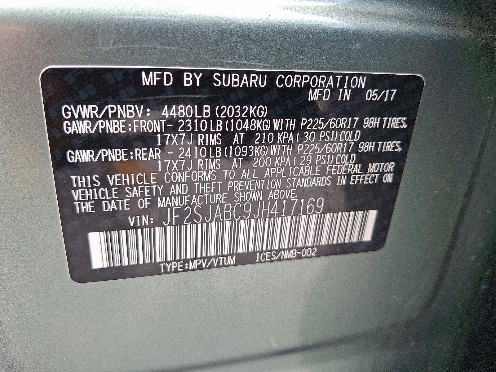 2018 Subaru Forester Vehicle Photo in Harrisburg, PA 17111