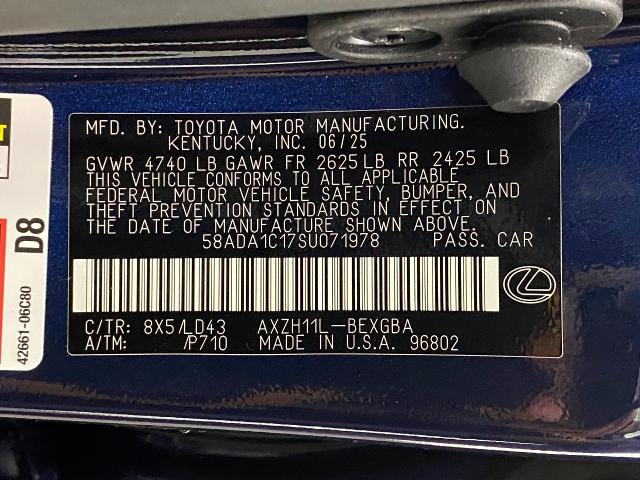 2025 Lexus ES 300h Vehicle Photo in Appleton, WI 54913