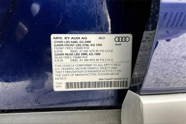 2022 Audi Q5 Vehicle Photo in Grapevine, TX 76051