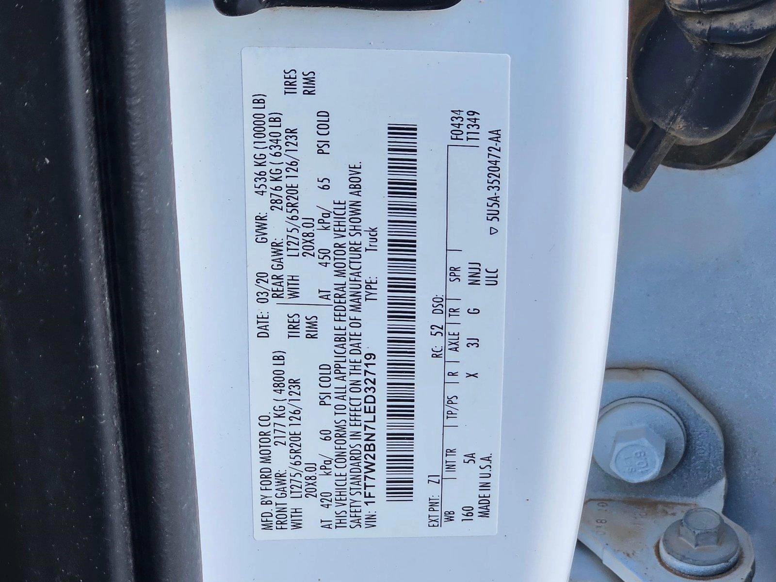 2020 Ford Super Duty F-250 SRW Vehicle Photo in AMARILLO, TX 79103-4111