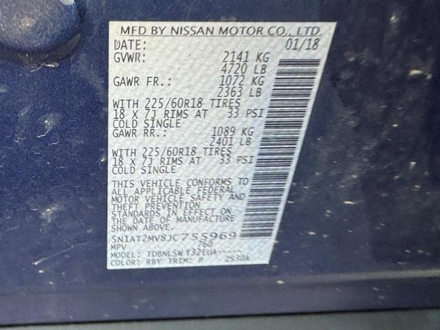 2018 Nissan Rogue Vehicle Photo in MADISON, WI 53713-3220