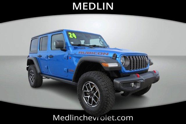 Used 2024 Jeep Wrangler 4-Door Rubicon with VIN 1C4PJXFG2RW253503 for sale in Ayden, NC