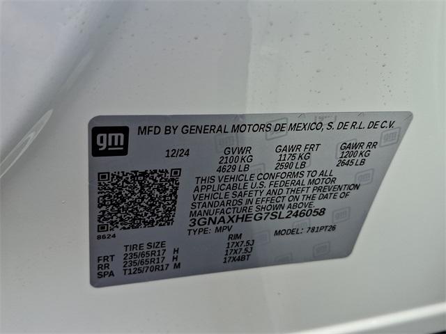 2025 Chevrolet Equinox Vehicle Photo in BERLIN, MD 21811-1121