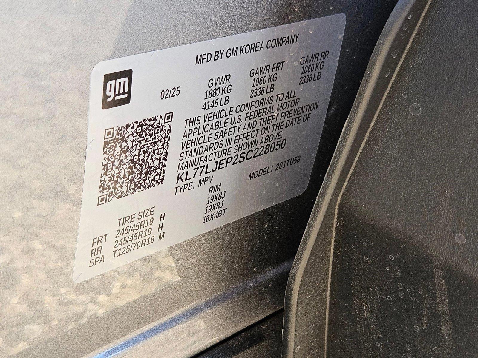 2025 Chevrolet Trax Vehicle Photo in WACO, TX 76710-2592
