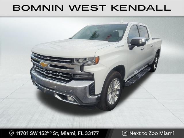 Used 2021 Chevrolet Silverado 1500 LTZ with VIN 3GCPWEED2MG302767 for sale in Miami, FL