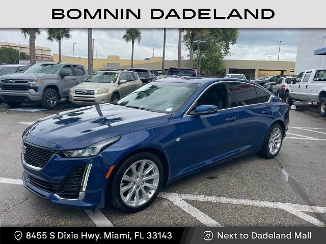 Used 2022 Cadillac CT5 Luxury with VIN 1G6DM5RK4N0132597 for sale in Miami, FL