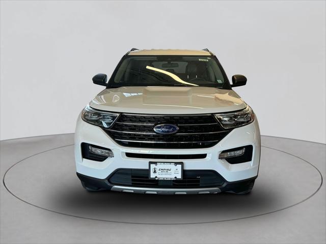 Used 2021 Ford Explorer XLT with VIN 1FMSK8DH2MGB22210 for sale in Woodside, NY