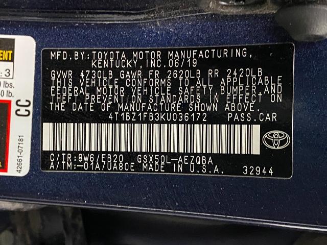 2019 Toyota Avalon Vehicle Photo in Appleton, WI 54913
