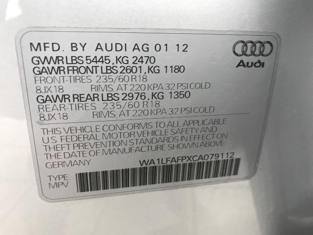 2012 Audi Q5 Vehicle Photo in GREEN BAY, WI 54303-3330