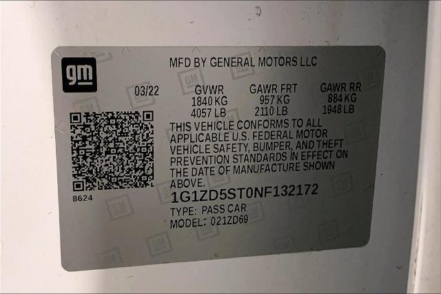 2022 Chevrolet Malibu Vehicle Photo in Kansas City, MO 64114